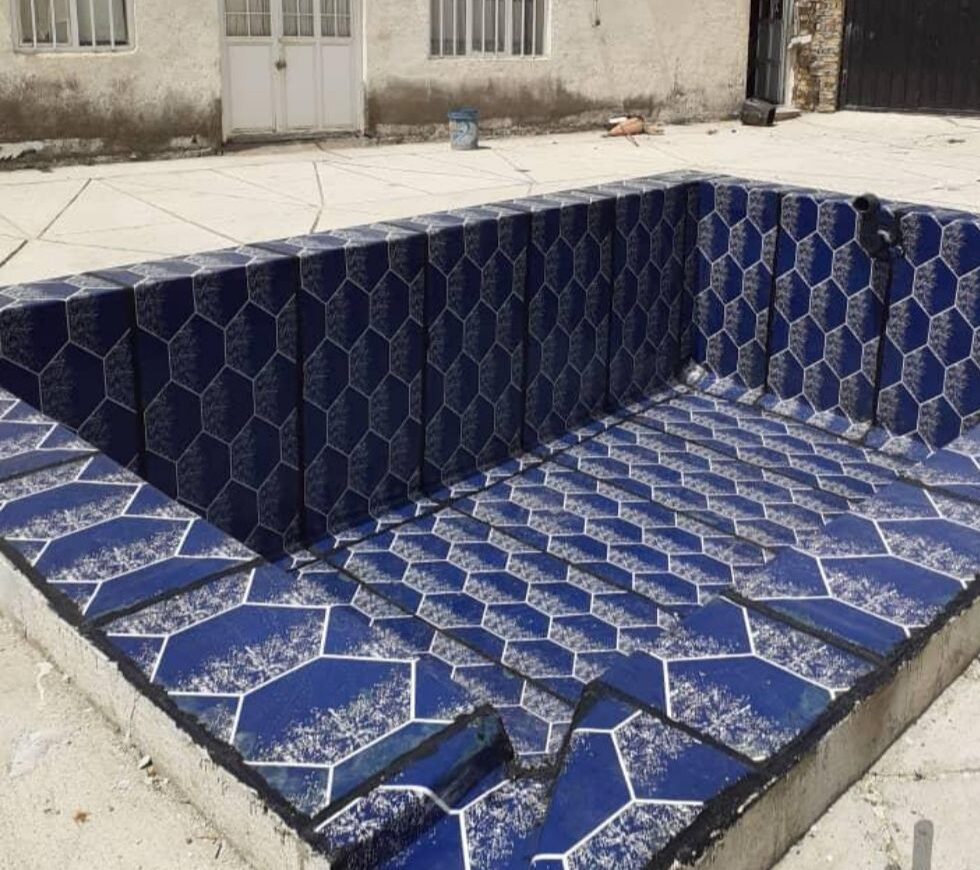 اجرای ایزوگام طرحدار استخر